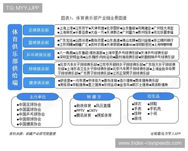 数字体育产业图谱逐步完善，清晰界定各方角色